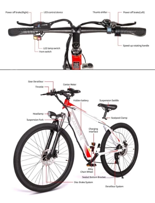 Velo samebike ebike cross 26