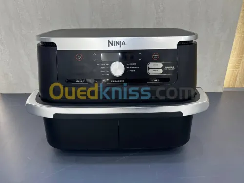 AIR FRAYER Ninja Friteuse Sans Huile Grand Bac 10,4L Avec Posibilite Separation On Deux Zone AF500