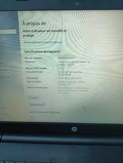 PC HP Windows 10 pro
