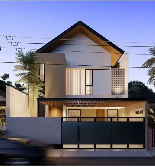 conception et design de villa moderne architecture