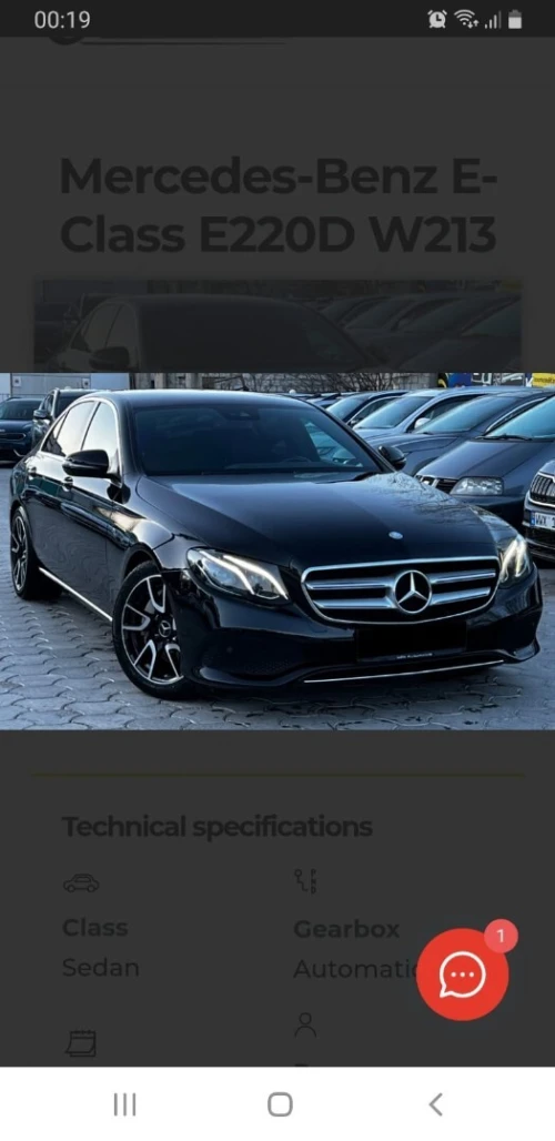Pare-chocs bas de caisse mercedes classe E w213 