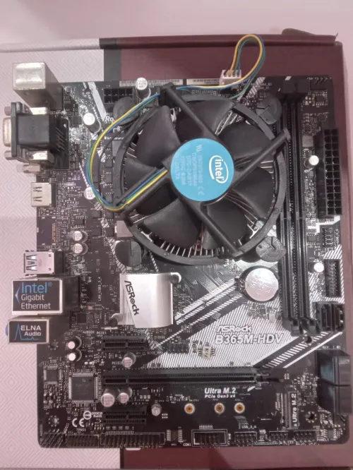 التوصيل متوفر              M.         Asrock b365m - hdv + I5 9400F+ stock cooler