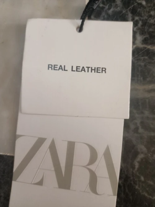 Blouson noir ZARA cuir