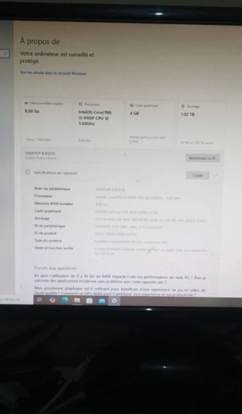 Pc Gamer i3 9gen