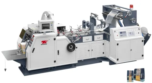 Machine de fabrication de sac en papierآلة صنع الأكياس الورقية 