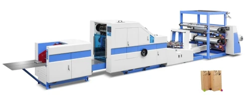 Machine de fabrication de sac en papierآلة صنع الأكياس الورقية 