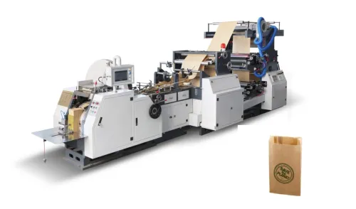 Machine de fabrication de sac en papierآلة صنع الأكياس الورقية 