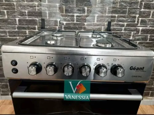 Cuisinière Marque Géant Cristal Ventiller Inox
