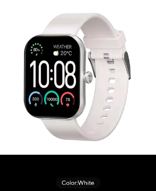HAYLOU montre S6 Smartwatch 2.01" Display HD, appels vocaux, IP68 étanch, suivi médical, sport,,,ext