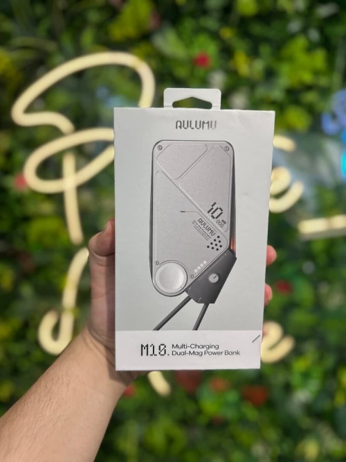 AULUMU POWERBANK MAGNÉTIQUE DOUBLE CHARGE