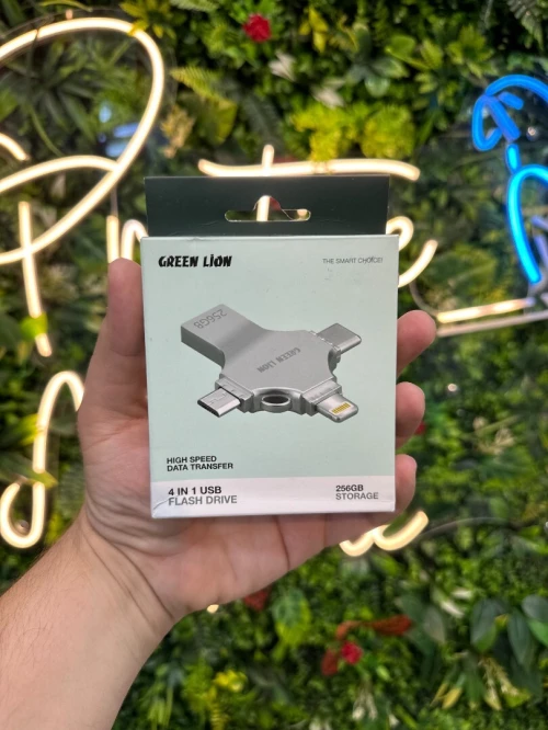 GREEN LION - CLÉ USB 4 IN-1 - 64/128/256/512GB
