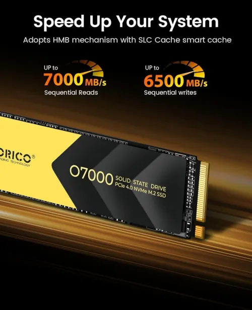ORICO 2TB NVMe SSD PCIe 4.0 - Up to 7000MB/s