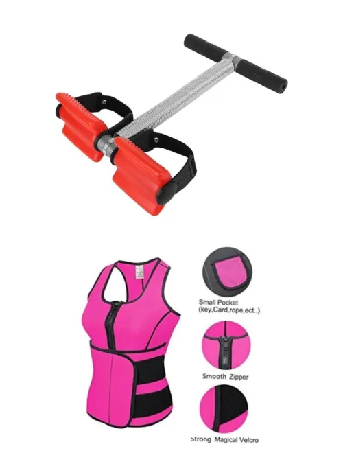 PACK Gilet-ceinture amincissant sport+ appareil tummy trimmer