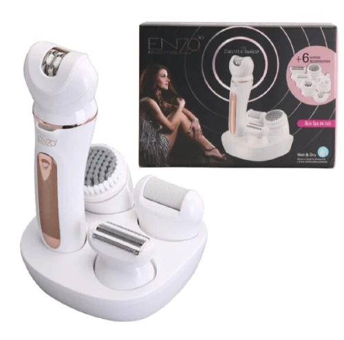 ماكينة إزالة الشعر إنزو بروفيشنال + 6 إضافات ENZO PROFESSIONAL Epilateur + 6 Extra En3165