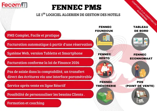 Logiciel de gestion hôtelière conforme Loi de Finances 2026