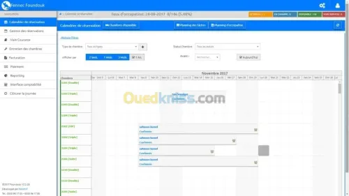 Logiciel de gestion hôtelière (Fennec Foundouk 100% algérien)