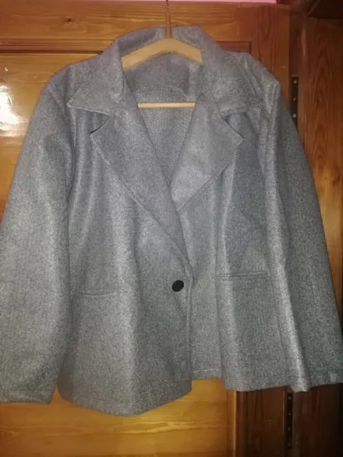 Veste cachemire grise