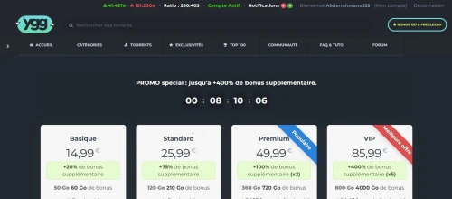 YGGTorrent Augmentation de Ratio YGG