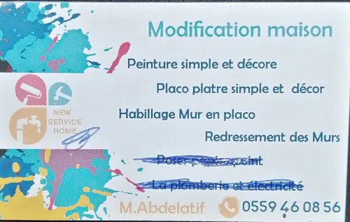 Peintre et placo