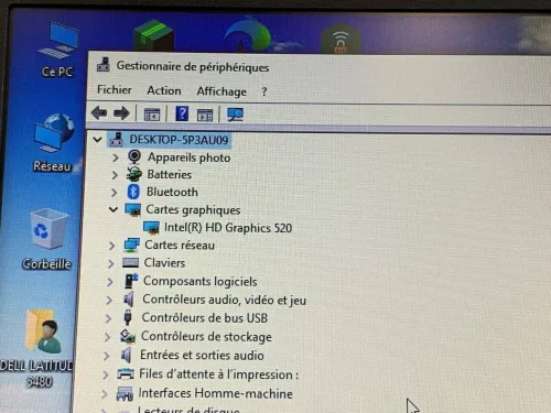 DELL LATITUDE 5480 / I5 6 EME / 8G / 256 SSD /14 POUCE