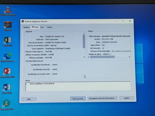 DELL LATITUDE 5580 / I5 7 EME / 8G / 256 SSD /15.6 FHD