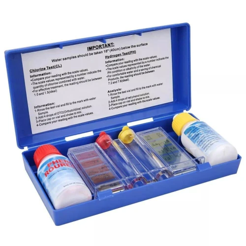 Kit de test de ph et de chlore libre pour piscine