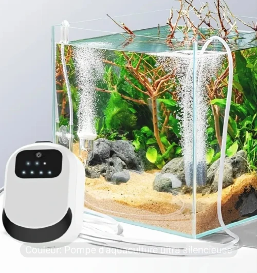 Pompe a oxygène ultra silencieuse et rechargeable