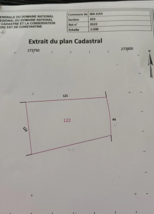 Vente Terrain Agricole Constantine Ibn ziad
