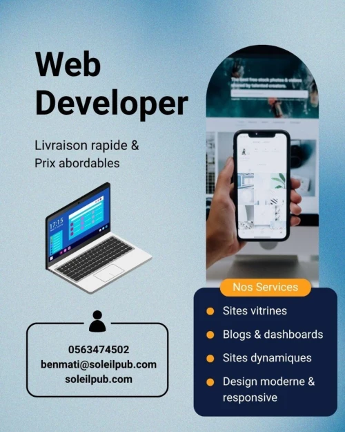 Création et développement site web