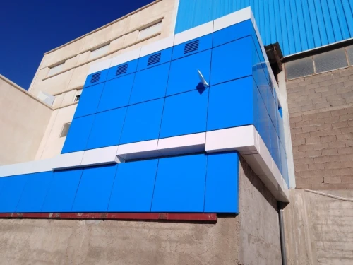 Alucobond mur rideau et terre cuite 
