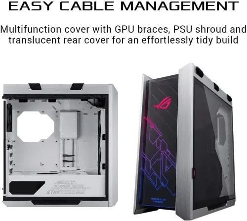boitier rog strix helios white edition
