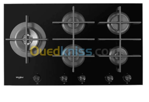 PLAQUE DE CUISSON WHIRLPOOL 5 FEUX 90CM EN VERRE 90CM 