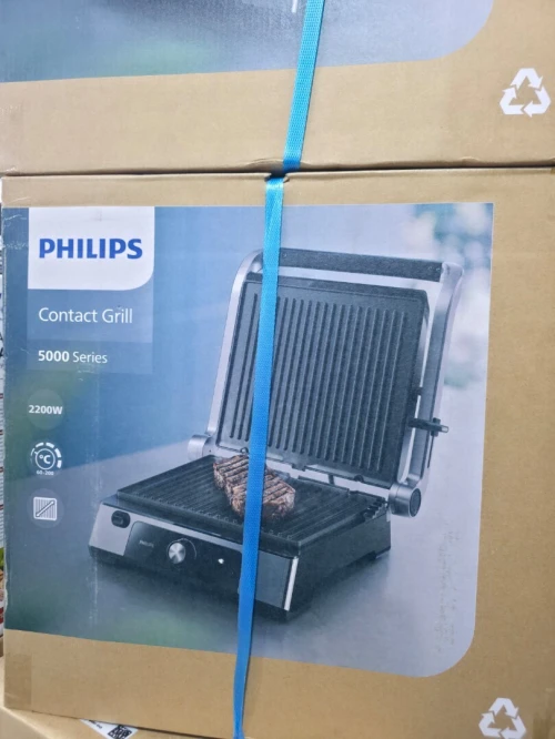PANINEUSE PHILIPS CONTACT GRILL 2200WATT SÉRIE 5000 HD6301/90  / 180 DEGRÉ