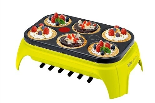 CRÊPIER TEFAL CREP'PARTY COLORMANIA 12CM 1000WATT AVEC 7 ACCESSOIRE PY559312/PY559512 MADE IN FRANCE