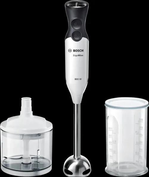 KIT MIXEUR BOSCH ERGOMIXX INOX 800WATT MS6CA4120 EUROPÉEN