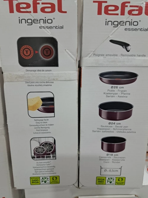 KIT TEFAL INGENIO ESSENTIAL 4 PIÈCES MADE IN FRANCE 