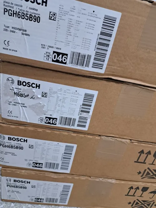 PLAQUE DE CUISSON BOSCH 4 FEUX INOX SÉRIE 4 