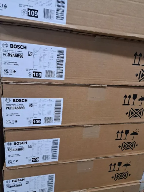 PLAQUE DE CUISSON BOSCH 5 FEUX INOX 90CM SÉRIE 6 FLAME SELECT 