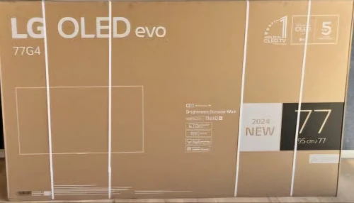 TV LG OLED EVO 77" G4 SMART 4K 144FPS HDMI 2.1 NEW 2024 EUROPÉEN 