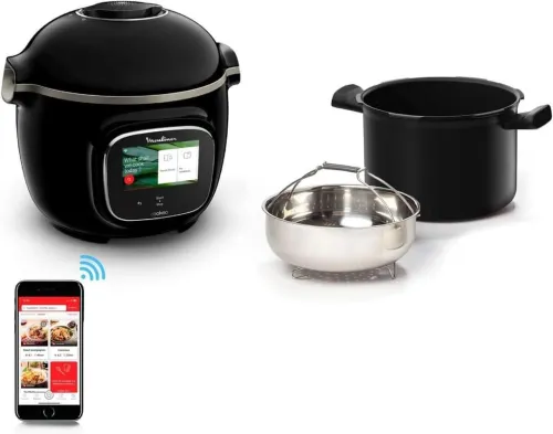 COOKEO TOUCH WIFI CONNECTÉ MOULINEX 6L 13 PROGRAMME CE902800 