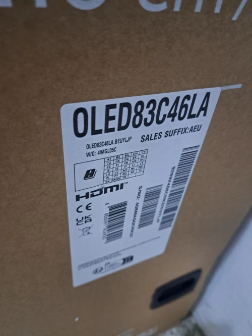 TV LG OLED EVO 83" C4 SMART 4K 144FPS HDMI 2.1 NEW 2024 EUROPÉEN