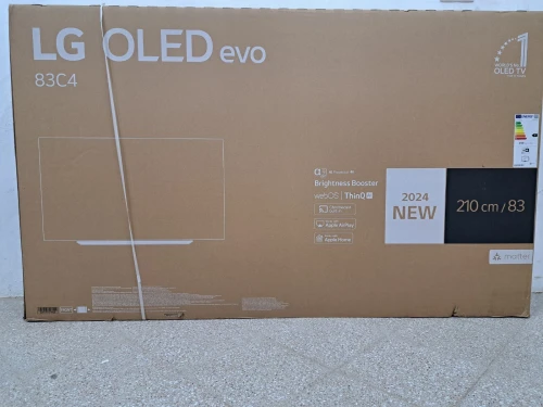 TV LG OLED EVO 83" C4 SMART 4K 144FPS HDMI 2.1 NEW 2024 EUROPÉEN