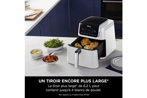 FRITEUSE NINJA AIR FRYER 6.2L 6IN1 AF180EUWH 2000WATT