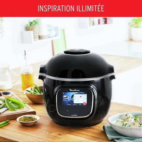 COOKEO TOUCH WIFI CONNECTÉ MOULINEX 6L 13 PROGRAMME CE902800 