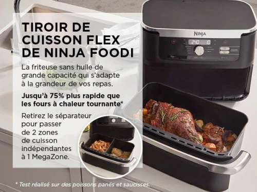 FRITEUSE NINJA AIR FRYER 10.4L 2470WATT AF500EU 