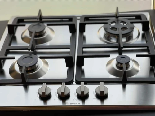 PLAQUE DE CUISSON BOSCH 4 FEUX INOX SÉRIE 4 