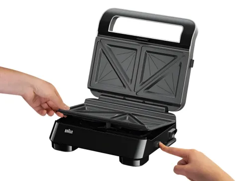 GAUFRIER BRAUN SNACKMARKER 5 2IN1 800WATT 