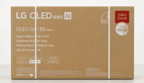 TV LG OLED EVO GALLERY EDITION 65" G6 / 55" G6 SMART 4K 165FPS HDMI 2.1 ALPHA 11 NEW 2026 EUROPÉEN