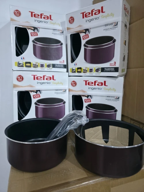 KIT TEFAL CASSEROLE INGENIO SIMPLICITY 3 PIÈCES 20CM 18CM  MADE IN FRANCE