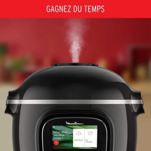 COOKEO TOUCH WIFI CONNECTÉ MOULINEX 6L 13 PROGRAMME CE902800 